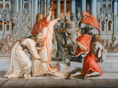 Stäbe zu Schlangen von Josef Johann Michel