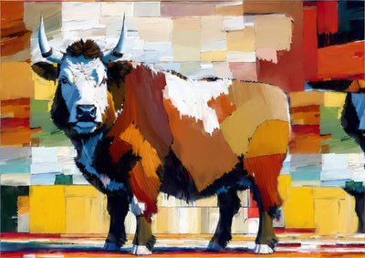 Tiere: Hereford-Rind 2 von Josef Johann Michel
