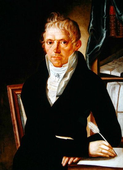 Porträt eines Künstlers von Josef Korompay