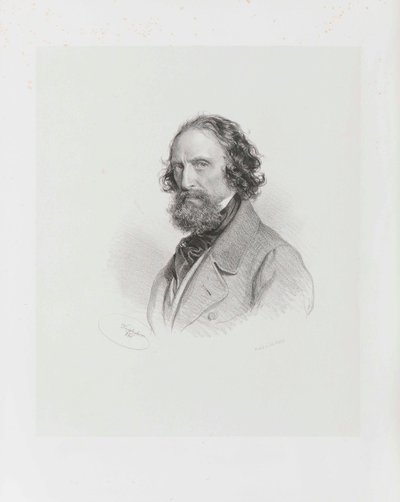 Selbstporträt, 1860 von Josef Kriehuber