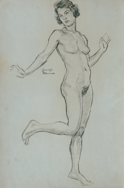 Aktstudie von Josef Wawra