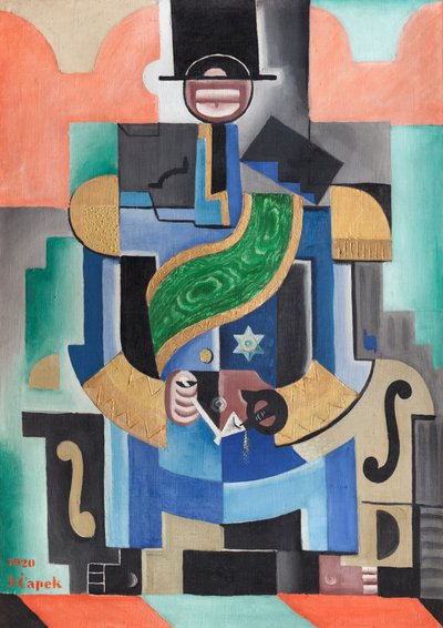 Afrikanischer König, 1920 von Josef Čapek