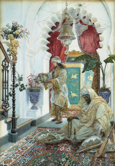 Ein orientalisches Atrium von Josep Tapiro Baro