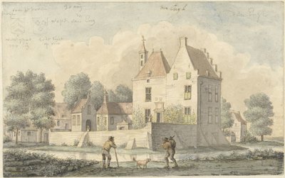 Schloss De Eng bei Vleuten von Joseph Adolf Schmetterling