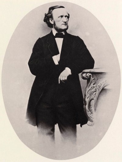 Richard Wagner, deutscher Komponist, 1864 von Joseph Albert
