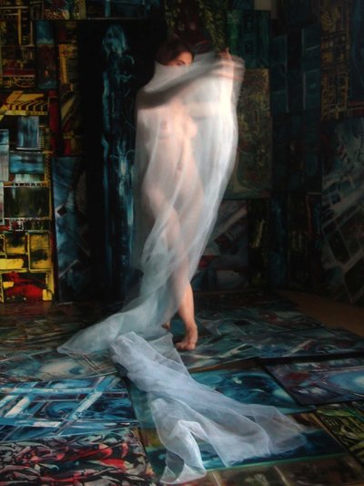 Im Atelier Joseph Auquier von Joseph Angilella Auquier