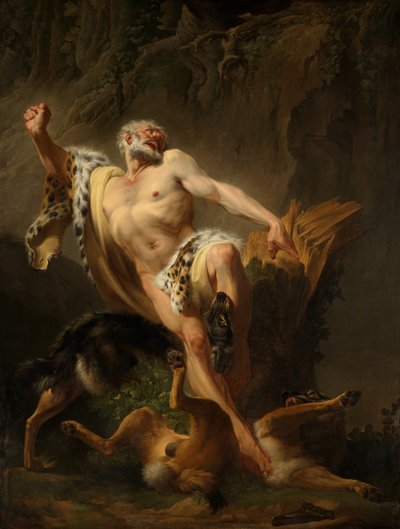 Milo von Kroton von Joseph Benoît Suvée