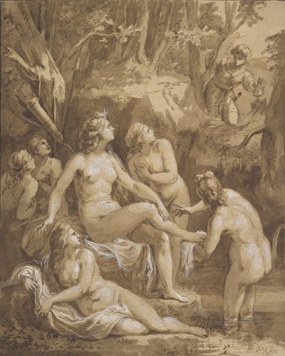 Diana und Actaeon von Joseph Bergler