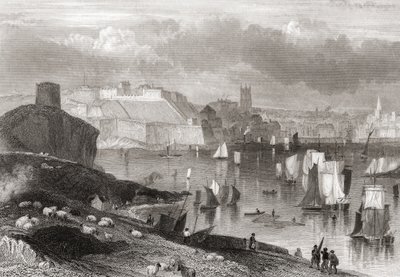 Plymouth, Devon, gesehen von Mount Batten von Joseph Brown