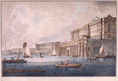 Somerset House, London, 1791 von Joseph Constantine Stadler
