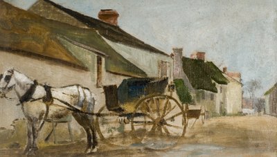 Pony und Wagen von Joseph Crawhall
