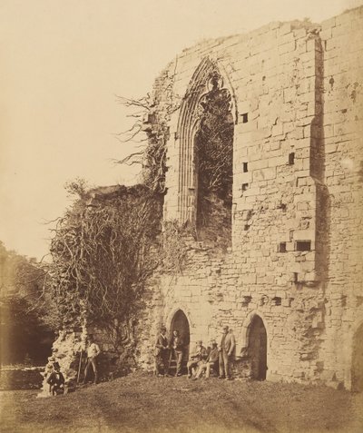 Easby Abbey. Von Osten, 1850er Jahre von Joseph Cundall