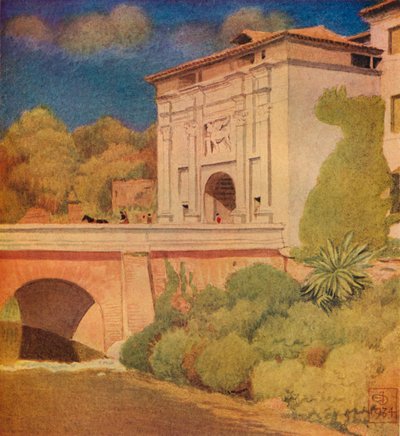 Porta Cavour, Treviso, 1934, 1936 von Joseph Edward Southall