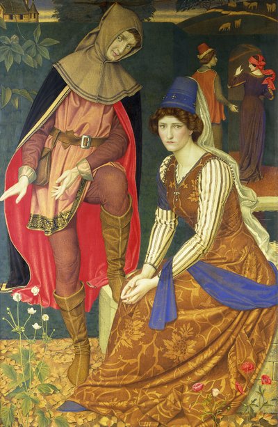 Das Nussbraune Mädchen von Joseph Edward Southall