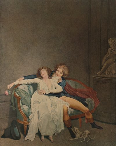 Der Streit um die Rose, ca. 1840, 1913 von Joseph Eymar