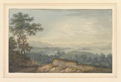 Blick über Windermere & Great Island von Joseph Farington