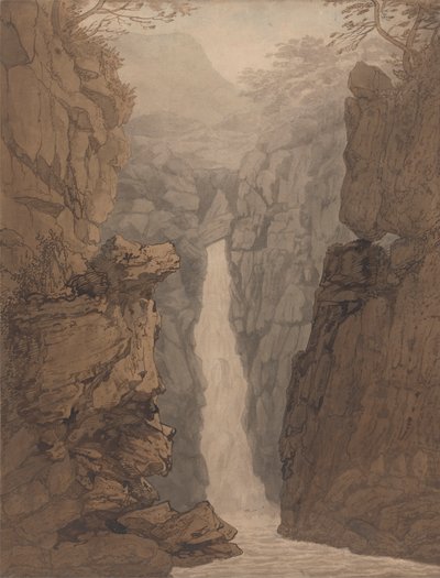 Wasserfall im Lake District von Joseph Farington