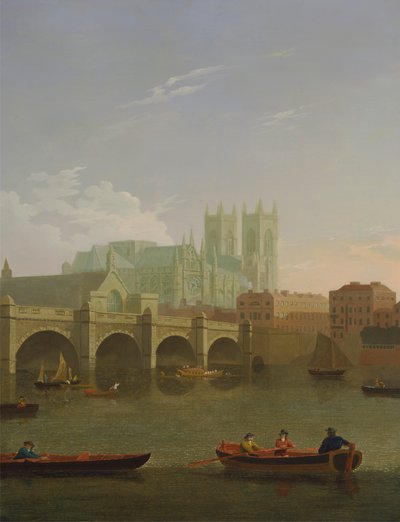 Westminster Abbey und Brücke von Joseph Farington