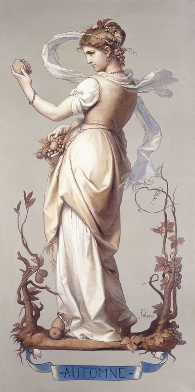 Die vier Jahreszeiten - Herbst, 1873-74 von Joseph Felon