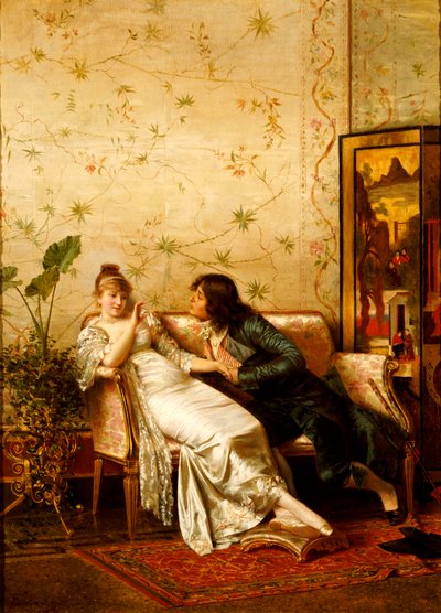 Ein amouröser Vorstoß von Joseph Frederick Charles Soulacroix
