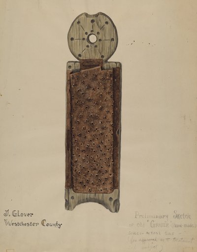 Handgemachte Reibe von Joseph Glover