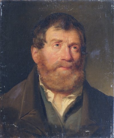Studie eines Männerkopfes von Joseph Hasslwander