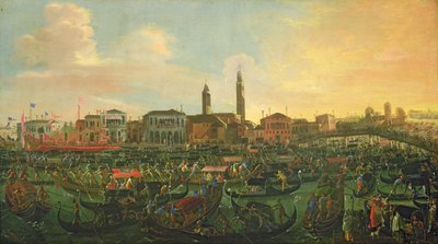 Regatta in Murano, 1648 von Joseph Heintz der Jüngere