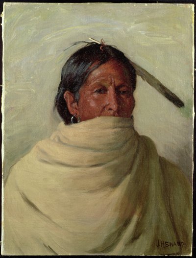 Stehender Hirsch-Taos von Joseph Henry Sharp