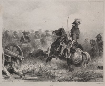 Kavallerieszene von Joseph Louis Hippolyte Bellange