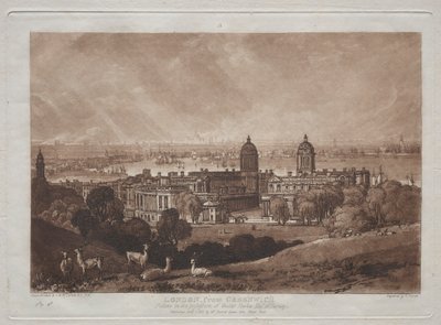 London von Greenwich von Joseph Mallord William Turner