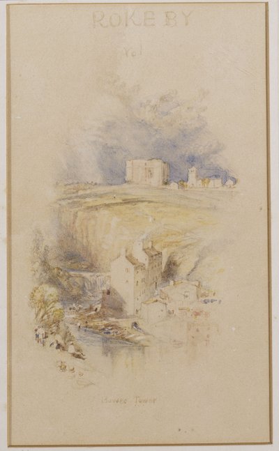 Der Bowes-Turm, ca. 1833 von Joseph Mallord William Turner