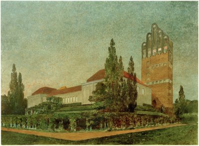 Darmstadt, Mathildenhöhe, Ausstellungsgebäude von Joseph Maria Olbrich