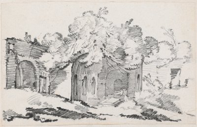 Die Grotte der Nymphe Egeria von Joseph Marie Vien