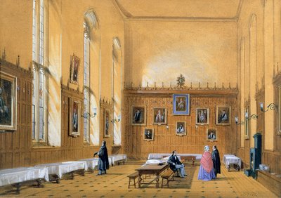 New College Hall, 1858 von Joseph Nash