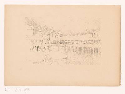 Blick auf den Teich von Joseph Pennell