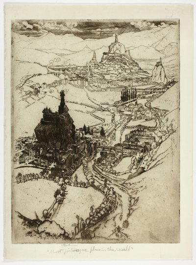 Le Puy, dritte Platte von Joseph Pennell