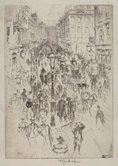 New Oxford Street, London von Joseph Pennell