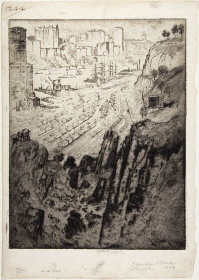 Palisaden und Paläste von Joseph Pennell