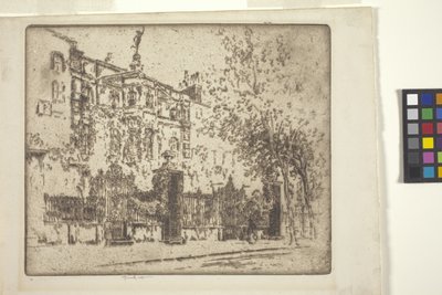 Rossettis Haus von Joseph Pennell