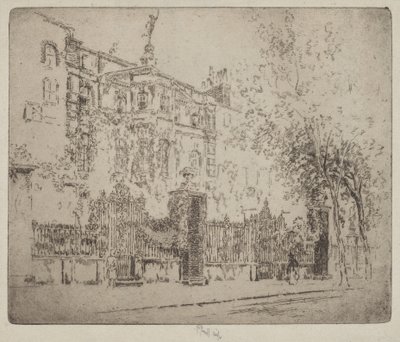 Rossettis Haus von Joseph Pennell