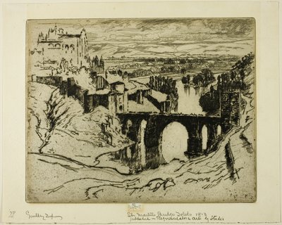 St. Martins Brücke, Toledo von Joseph Pennell