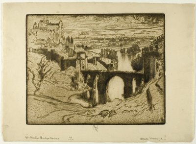St. Martins Brücke, Toledo von Joseph Pennell