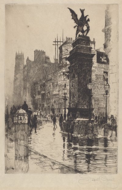 Temple Bar von Joseph Pennell