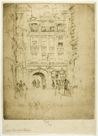 Der Friseursalon von Joseph Pennell