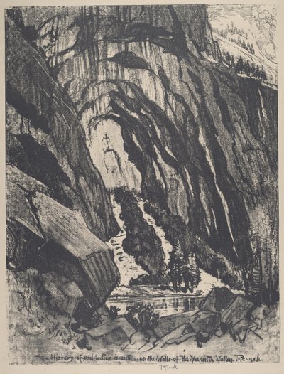 Die Kathedraltür, 1912 von Joseph Pennell