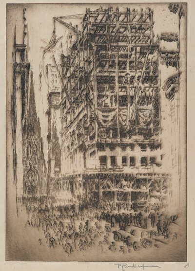 Die Neue Börse, 1921 von Joseph Pennell
