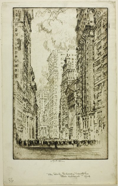 Die Börse von Joseph Pennell
