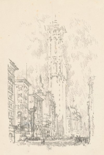 Das Times-Gebäude von Joseph Pennell
