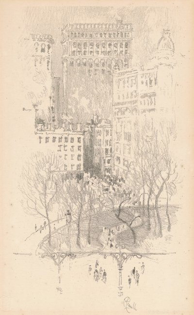 Union Square von Joseph Pennell