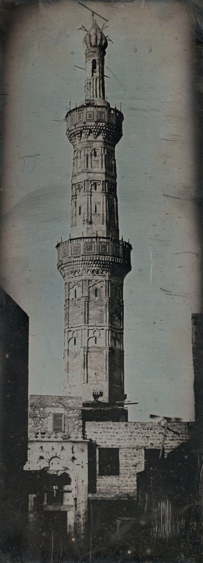 Großes Minarett, Alexandria, 1842 von Joseph Philibert Girault De Prangey